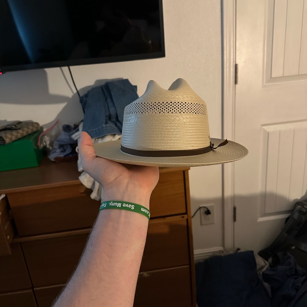 Straw Stetson Open Road